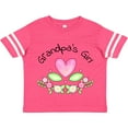 thumbnail image 3 of Inktastic Grandpa's Girl Heart Flowers Girls Toddler T-Shirt, 3 of 5