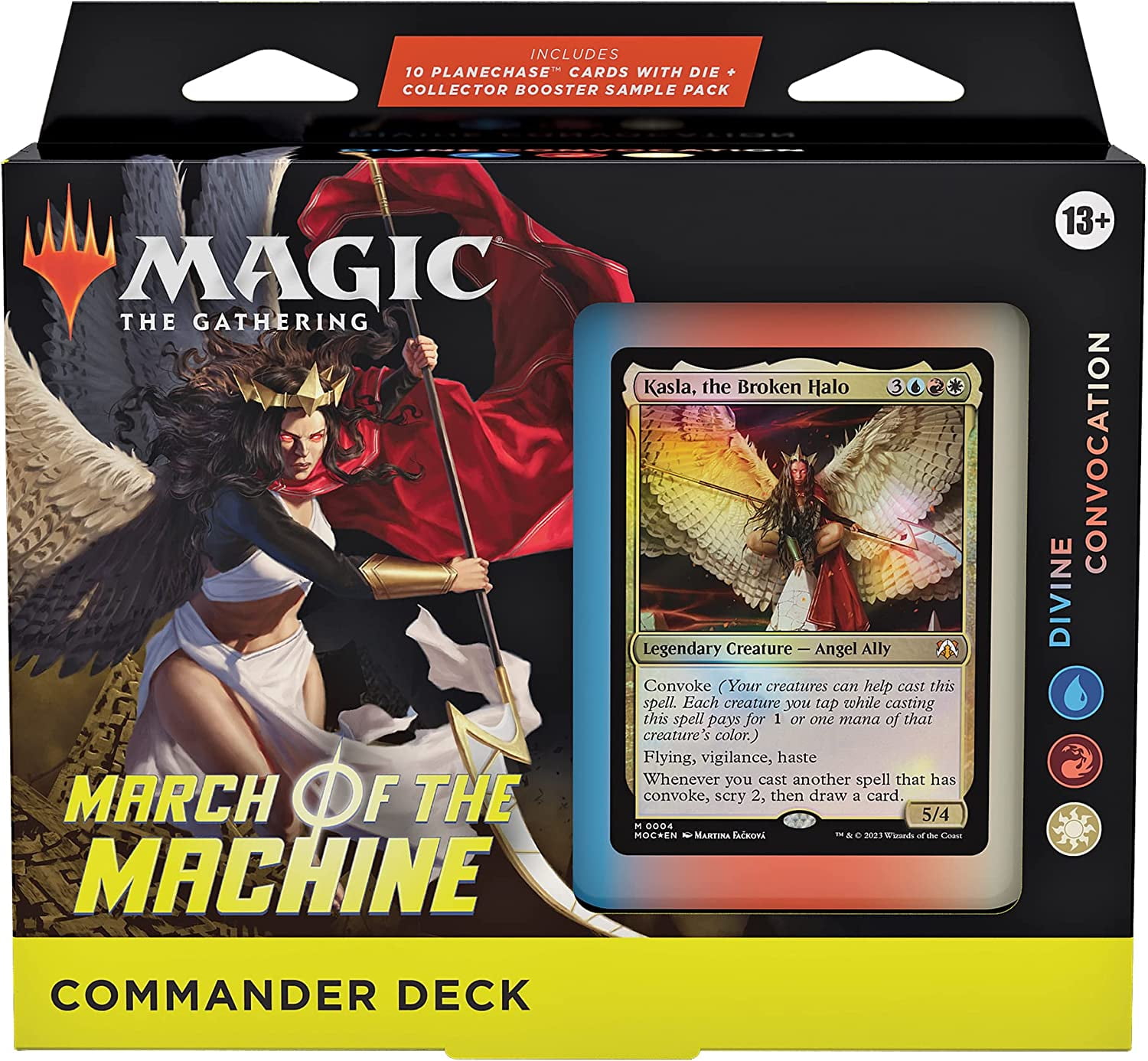 Magic: The Gathering March of the Machine Commander Deck Divine Convocation + Collector Booster Sample Pack
