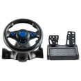 thumbnail image 1 of Controlador de vibración del volante de carreras ordenador USB volante del coche negro, 1 of 5