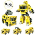 thumbnail image 7 of USA Toyz Yellow Truck Bots Construction Truck Transforming Robot Vehicles Toys for Kids Ages 3+, 7 of 7