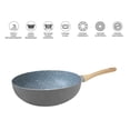 thumbnail image 3 of Wok Sarten Aluminio 28 cm HUDSON Granito Antiadherente, 3 of 7