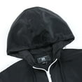 thumbnail image 3 of Beautiful Giant Polyester Men's Coat Long Sleeves Windbreaker Hoodie Jacket for Hiking Trip, 3 of 7