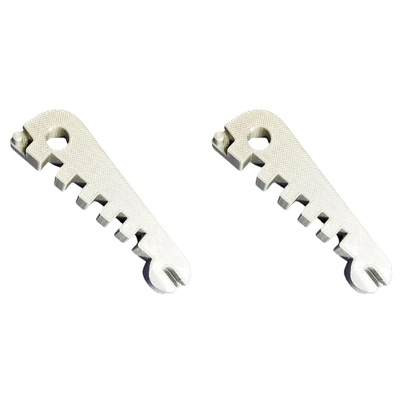 Eyeglass Curvature Adjuster & Frame Bender - Metal Temple Arms & Nose Pads Adjustment Tool for DIY Glasses Repair & Tightening,Professional Optician Tool for Eyeglasses & Sunglasses(2pcs)
