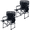 Black, variant on EVER ADVANCED Camping Director Chair with Side Table, Heavy Duty Portable Folding Lawn Chair for Beach, Picnic, Sports and Fishing, 400lbs, Black