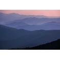thumbnail image 2 of Grall, Don 14x11 Black Ornate Wood Framed with Double Matting Museum Art Print Titled - TN, Great Smoky Mts Mountain ridges at sunset, 2 of 4