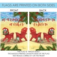 thumbnail image 5 of Toland Home Garden Tropical Christmas Wishes Beach Christmas Flag Double Sided 28x40 Inch, 5 of 5