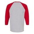 thumbnail image 2 of M&O 5540 Raglan Three-Quarter Sleeve Baseball T-Shirt, 2 of 2