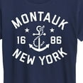 thumbnail image 3 of Instant Message - Montauk New York -Women's Short Sleeve Graphic T-Shirt, 3 of 6