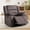 Brown, variant on Bonzy Home Power Recliner Chair, Oversized Soft Fabric Power Reclining Chair with Overstuffed Cushion and Backrest & Usb Port for Living Room, Gray