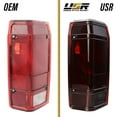 thumbnail image 5 of 1983-1992 Ford Ranger Pickup Truck & 1984-1990 Bronco II Small SUV Dark Red Smoked Lens Tail Lights - Unique Style Racing, 5 of 11