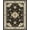 Black, Pattern 3, variant on ODIKA 4'x6' Machine Washable Non-Slip Area Rug, Elegant Black and Beige Medallion with Ornate Oriental Motifs High Traffic Rug, Black, 48131