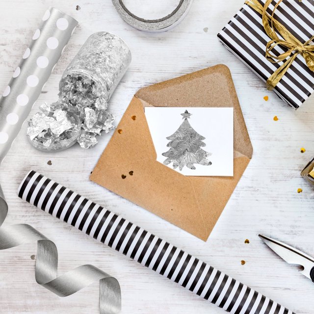Becaristey Silver Silvery Foil Flakes For Golding High Cost-effectiveness Fine Workmanship Good 1Set