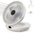 thumbnail image 1 of Dual-use Kitchen Fan, Rechargeable Fan, Cordless Fan For Bedroom, Cordless Desk Fan-white, 1 of 5
