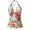EliteGoogv#Mint Green-129, variant on EliteGoogv One Piece Women Tankini Top Halter Neck Tropical Floral Print Ruched Modest Swimwear Top Separates For Beach Vacation,Mint Green,M