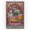 thumbnail image 2 of Waitsfield, Vermont, Farmers Market Vintage Sign (24x36 Giclee Gallery Art Print, Vivid Textured Wall Decor), 2 of 3