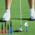 thumbnail image 3 of kurtrusly Pack de 12 Tees de Golf Balle en Plastique Support Stable Portable Réutilisables à l'Intérieur de Golf en Plein Air Pratique Accessoires Apprenants Rouge 76mm, 3 of 5