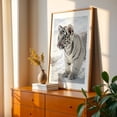 thumbnail image 3 of Siberian tiger cub close-up - Photography Tiger Wildlife Snow Animal Nature Winter Wilderness Unframed Wall Art Print 40 x 60 inches, 3 of 60