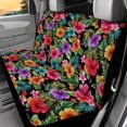 thumbnail image 2 of Uourmeti Tropical Hibiscus Floral Car Seat Covers with SUV Van, Non-Slip Stretch Car Back Seat Covers(2 Pack), 2 of 5