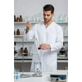 thumbnail image 6 of DR Unifroms® Unisex Collarless Lab Coat, White Medical Coat (60% Cotton, 40% Polyester), 6 of 8