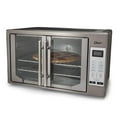 Oster TSSTTVFDDGDS Black Stainless Steel Collection French Door Oven