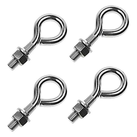 

1/2 x 4 Stainless Steel Type 316 Non-Welded Eye Bolt – 4 Pack