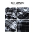 thumbnail image 7 of JMIERR Men Plaid Shirts Long Sleeve Casual Flannel Shirt for Men Checked Button Down Regular Fit, 7 of 7