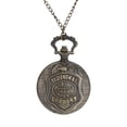 thumbnail image 1 of WREESH Personalized Pattern Steampunk Vintage Quartz Roman Numerals Pocket Watch, 1 of 1
