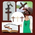 thumbnail image 5 of 1set 6pcs 3 colors Wooden Cross Wall Decoration Hand Prayer Holding Cross Religion Mixed color 120x69.5x9.5mm 2pcs/color, 5 of 5