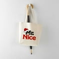 thumbnail image 5 of CafePress - Christmas Mr Nice Tote Bag - Unisex Canvas Tote Bag, Beige, 1-Piece, 5 of 7