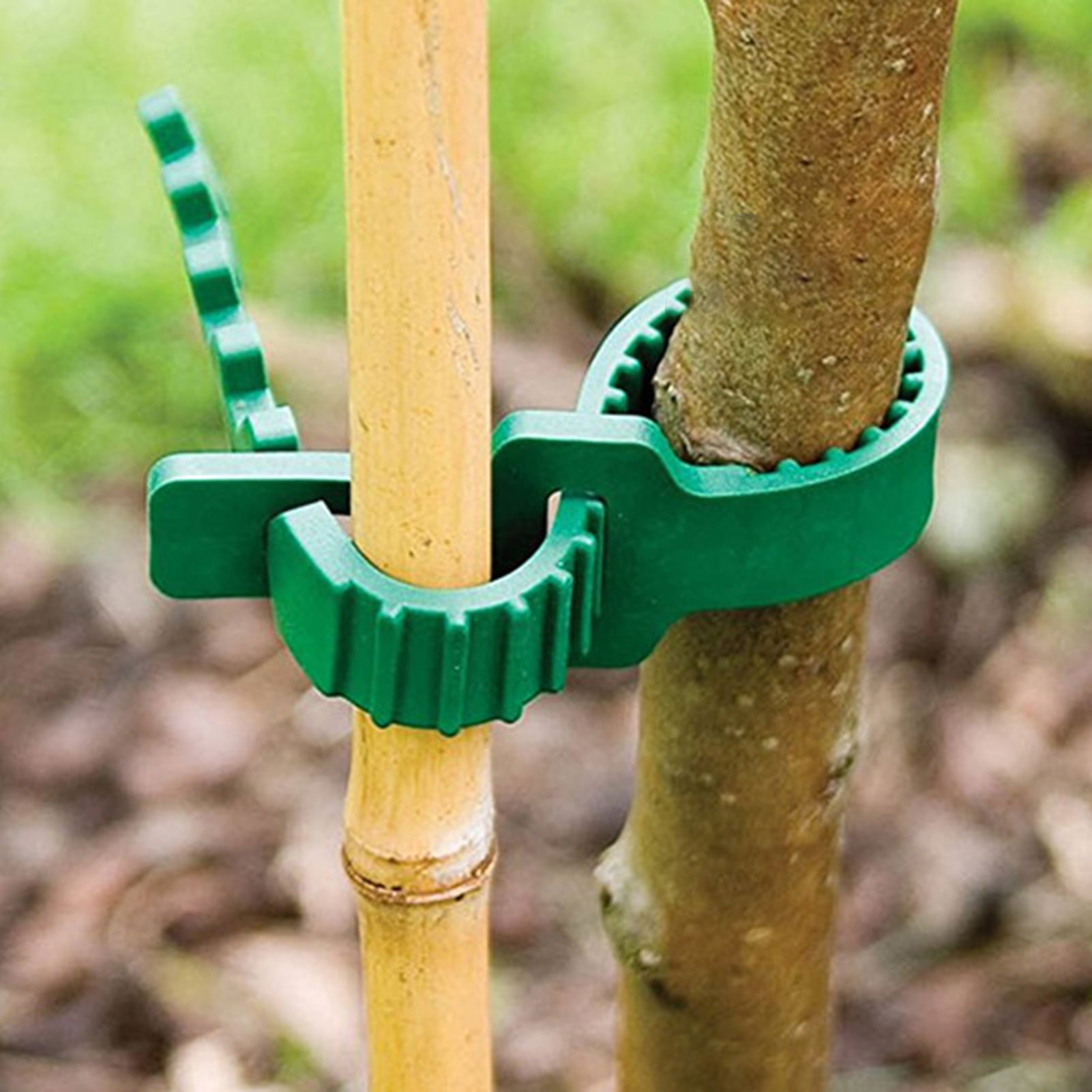 IIT 90Pcs  Adjustable/Reusable Garden Locking Ties Plant Support Shrubs Tree 