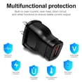 thumbnail image 3 of Cargador USB Carga rápida para Huawei iPhone Samsung Adaptador de pared (US Black), 3 of 5