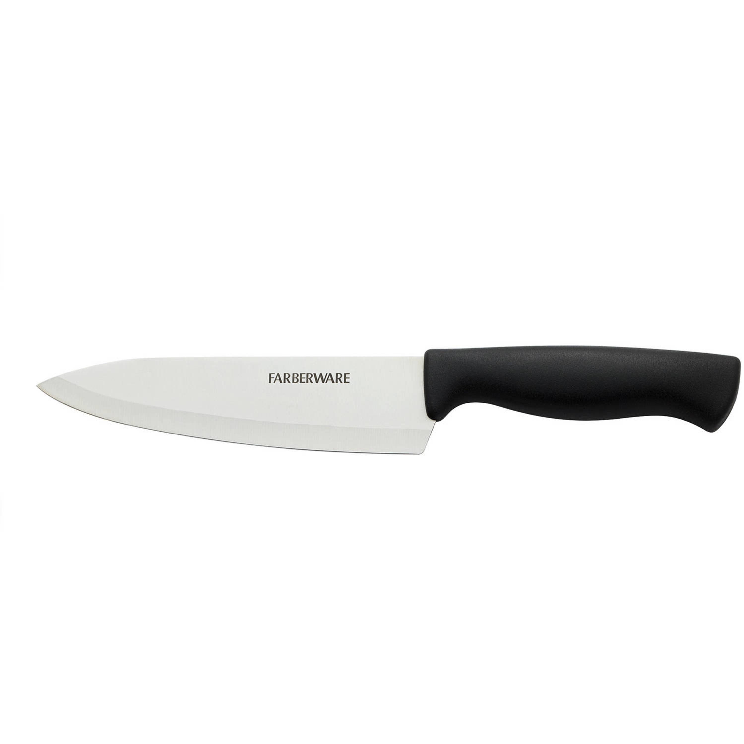 Farberware Edgekeeper Classic 8-inch Chef Knife with Black Self-Sharpening  Sleeve and Handle