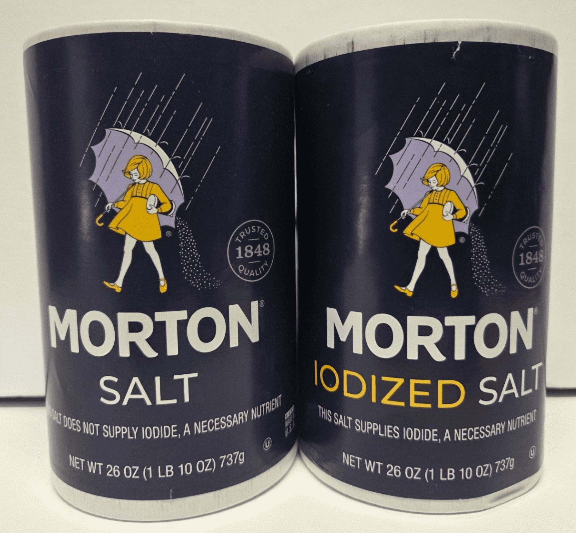Morton Iodine Enriched Iodized Salt, 250 Grams - Walmart.com