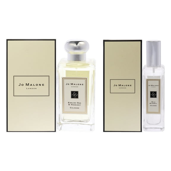 Jo Malone English Oak and Hazelnut and Wild Bluebell 2 Kit - 3.4oz Cologne Spray, 1oz Cologne Spray