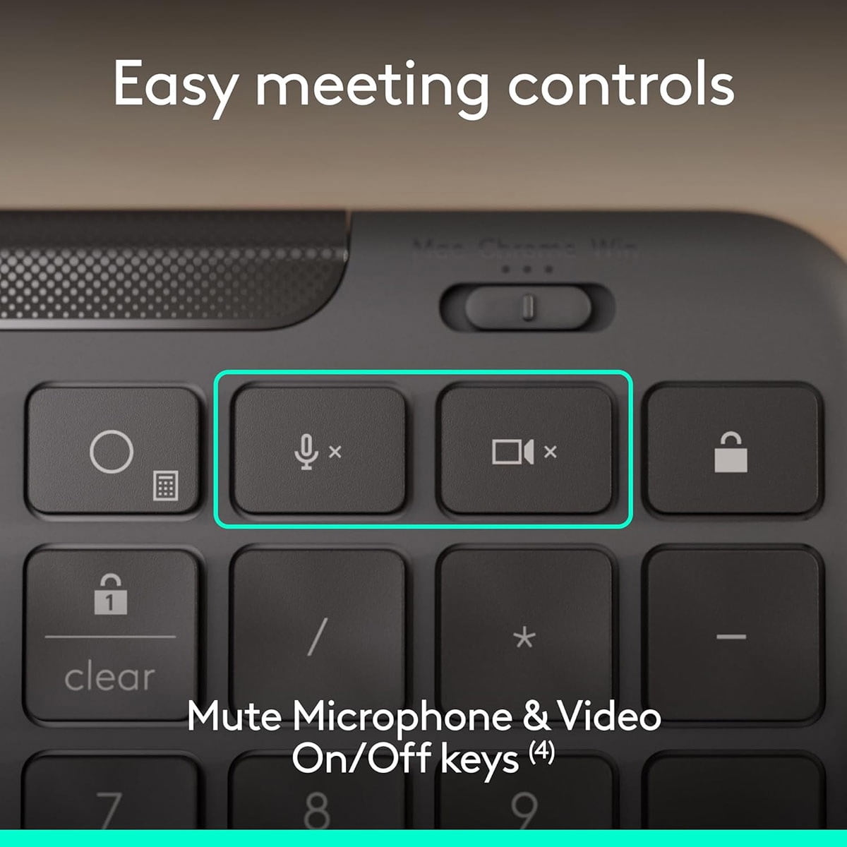 Logitech Signature Slim MK625 Wired Keyboard and Mouse Combo for Business, Graphite
