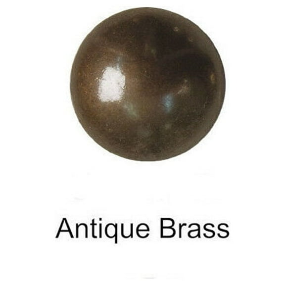 7/16" High Dome ROUND Upholstery Nails - Pins with 1/2" Shank (50-Pack)