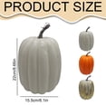 thumbnail image 3 of 1Pcs Artificial Pumpkins for Halloween Decor Faux Pumpkin Cute plastic Pumpkins for Fall Halloween Thanksgiving Decoration, 3 of 5