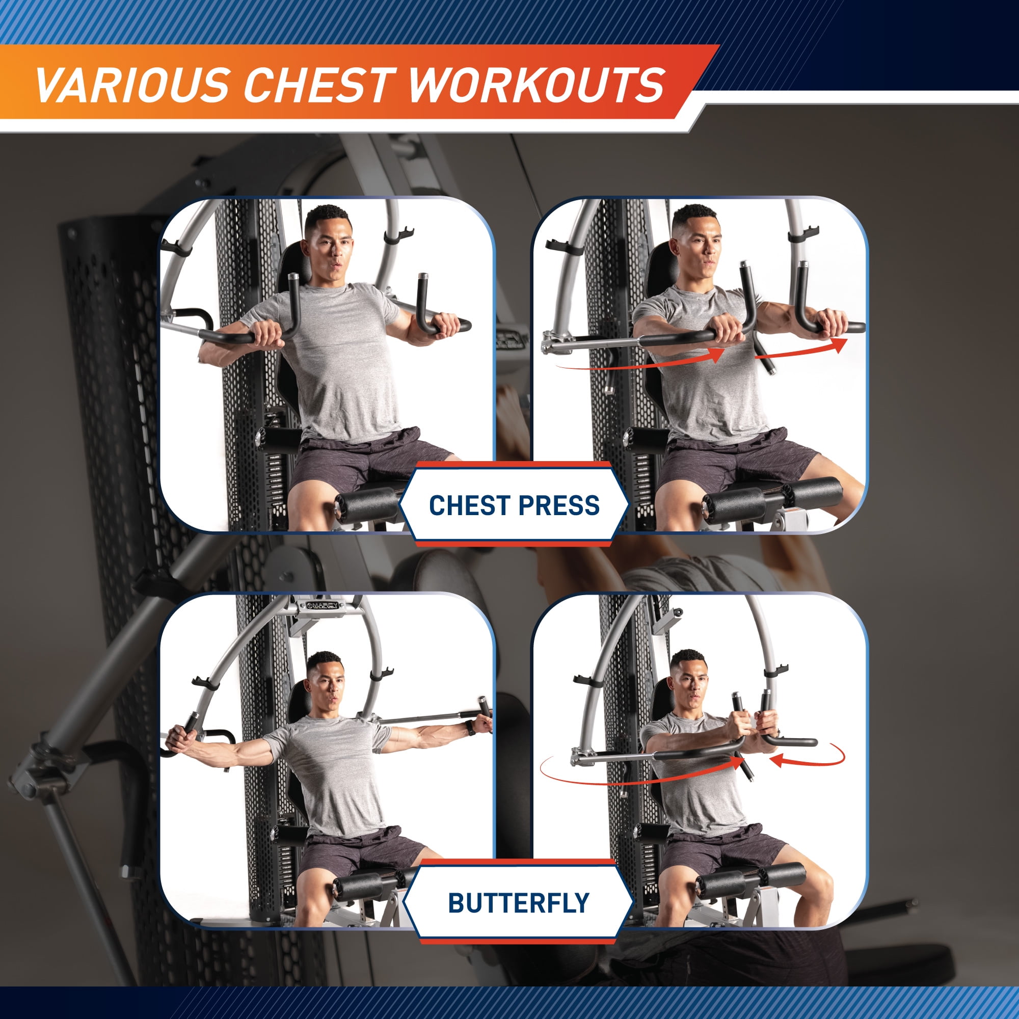 Marcy 150 LB. Home Gym with Row MWM-8307