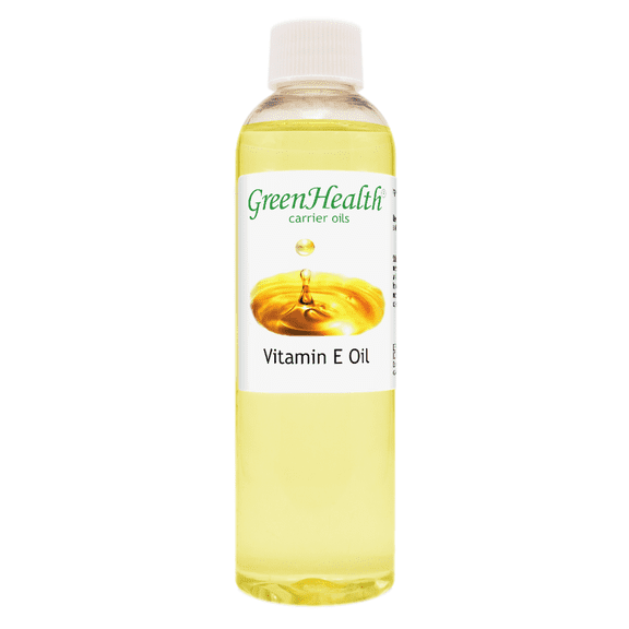 Vitamin E Oil - 4 fl oz - Clear Plastic Bottle w/ Cap - GreenHealth