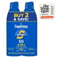 thumbnail image 4 of Coppertone Sport Sunscreen Spray SPF 50, Twin Pack (5.5 oz Each), 4 of 16