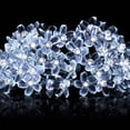 thumbnail image 6 of QiShi Christmas Solar Lights Solar String Lights,22.96ft 50LED Cherry Blossom for Indoor Outdoor Patio&Garden Christmas Lighting Decoration Lights(White), 6 of 8