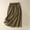 Khaki, variant on XINXIAOO Womens Linen Skirts Summer Casual Loose Fit High Waisted Drawstring Pleated Swing Midi Skirt with Pockets Skirt Hanger Plaid Skirt Set Corduroy Skirts for Women Knee Length Cover up Skirt