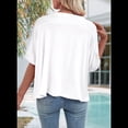 thumbnail image 4 of Camisetas de Verano 2025 para Mujer, Camisetas Lisas, Camisetas Holgadas de Gran Tamaño, Camisetas Básicas Blancas Talla S, 4 of 6