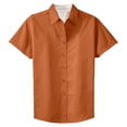thumbnail image 5 of Yellow Rooster Womens Short Sleeve Easy Care Shirt Texas Orange/Light Stone 4XL, 5 of 6
