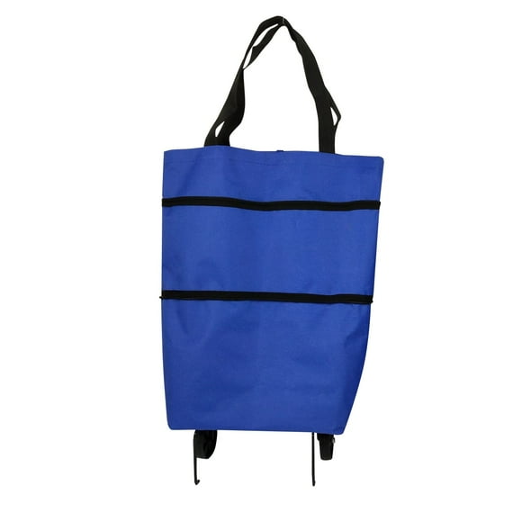Bolsa Accelerateh 2 en 1 Bolsa de la compra plegable Bolsa verde Carrito de la compra plegable y portátil Bolsa con ruedas