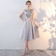 thumbnail image 5 of Vestido de mujer estilo coreano Vestido gris adelgazante Vestido de fiesta elegante Vestido de noche para banquete, 5 of 5