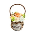 thumbnail image 2 of Kcavykas Faux Outdoor Artificial Flowers Artificial Flowers in Basket Fake Plants for Farmhouses Wedding UV Resistant Room Decor, 2 of 2