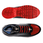 Belvedere, Flash, Genuine Ostrich and Soft Italian Calf Mens Sneaker