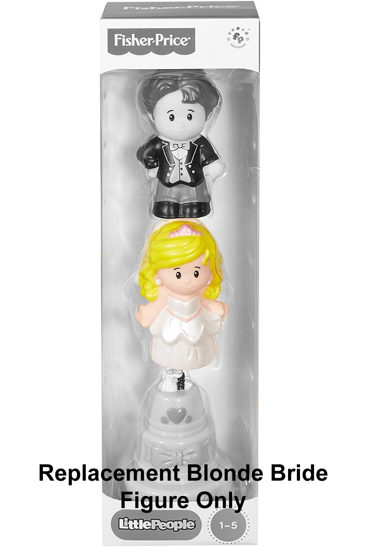 Fisher-Price Little People Wedding Playset Bride Doll, Blonde
