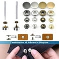 thumbnail image 3 of Metal No Sewing Snap Fastener Button Press Popper Stud Leather Bag Clothes Jacket Repair Rivet Diy, 3 of 10